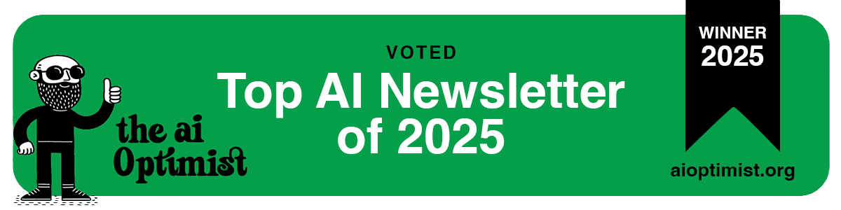 The AI Optimist Banner Winner